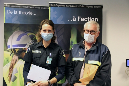 Prix ex-aequo pour leur implication au sein de groupe et leur progression